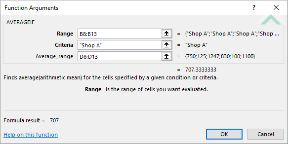 Excel Averageif Function Excel Vba 8505